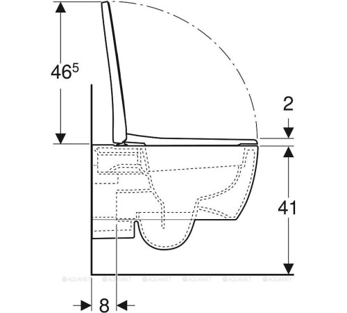 Комплект №4 Geberit iCON Sigma 20 инсталляция с унитазом и черной матовой клавишей 500.300.82.1