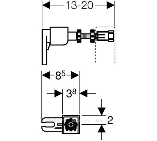 Комплект №4 Geberit iCON Sigma 20 инсталляция с унитазом и черной матовой клавишей 500.300.82.1