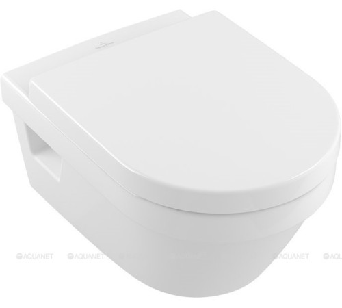 Унитаз подвесной Villeroy & Boch Architectura с сиденьем, инсталляцией и клавишей 307739