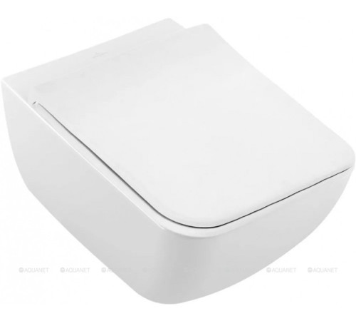 Комплект 4 в 1 Villeroy & Boch Venticello унитаз подвесной с сиденьем инсталляцией и клавишей белой 4611RL01/92246100/92249068