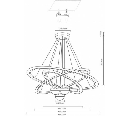 Подвесной светильник Velante Velante 431-103-06