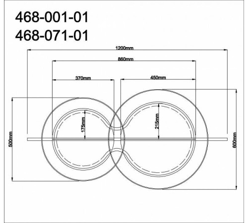 Накладной светильник Velante 468 468-071-01