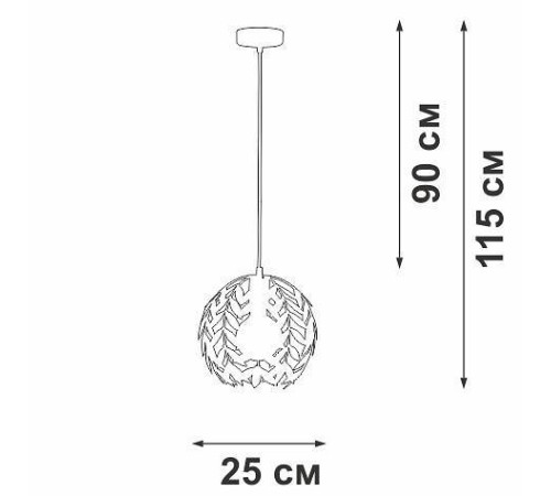 Подвесной светильник Vitaluce V1869 V1869-0/1S