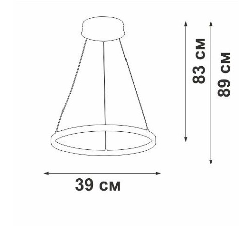 Подвесной светильник Vitaluce V2515DT V2515DT-0/1S