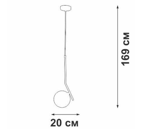 Подвесной светильник Vitaluce V25690 V25690-1/1S