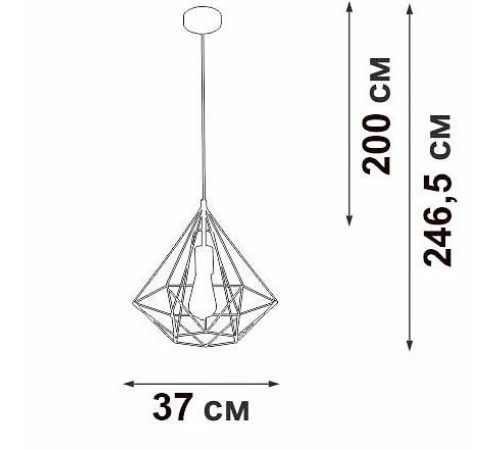 Подвесной светильник Vitaluce V28041 V28041-1/1S
