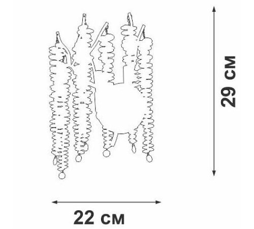 Бра Vitaluce V28551 V28551-1/2A