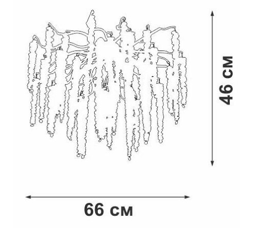 Потолочная люстра Vitaluce V28551 V28551-1/7PL