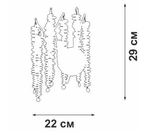 Бра Vitaluce V28551 V28551-8/2A