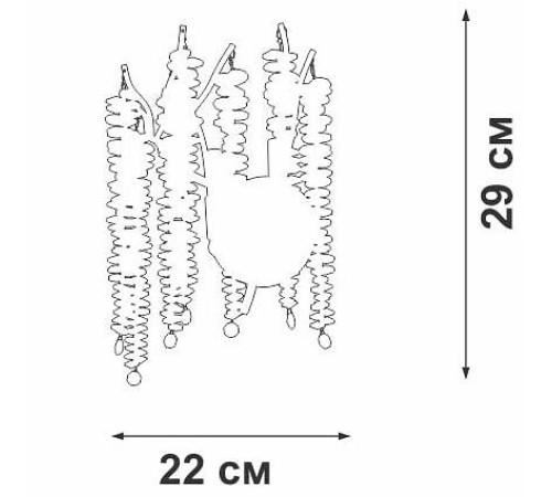 Бра Vitaluce V28551 V28551-9/2A