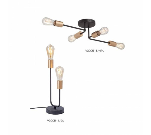 Настольная лампа декоративная Vitaluce V3005 V3005-1/2L