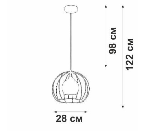 Подвесной светильник Vitaluce V3098 V3098-1/1S
