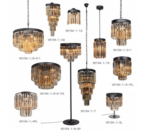 Потолочная люстра Vitaluce V5154 V5154-1/4PL