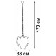 Подвесная люстра Vitaluce V5314 5 ламп V5314-9/5
