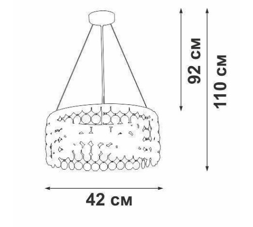 Подвесная люстра Vitaluce V5329 V5329-8/3S