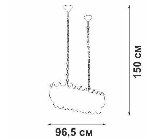 Подвесная люстра Vitaluce V5813 11 ламп V5813-8/11