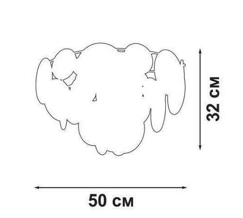 Потолочная люстра Vitaluce V5828 V5828-8/6+1PL