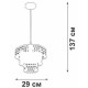 Подвесная люстра Vitaluce V5883 V5883-1/1S