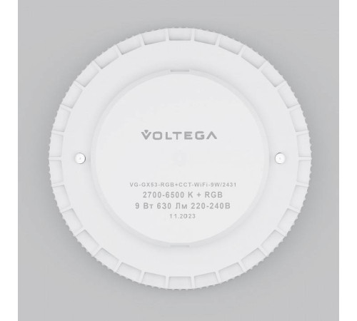 Лампа светодиодная с управлением через Wi-Fi Voltega Wi-Fi bulbs 2431