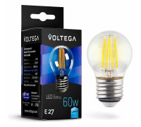 Лампа светодиодная Voltega Globe E27 6W 7024