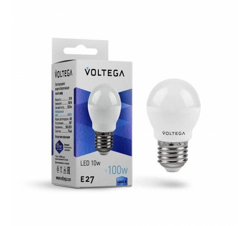 Лампа светодиодная Voltega Globe 10W 8456
