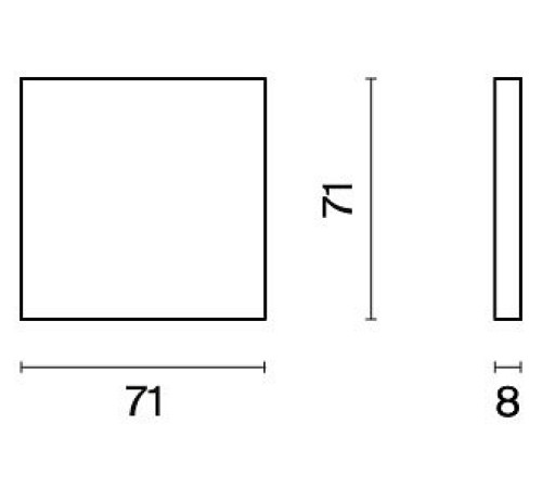 Клавиша для выключателя одноклавишного Voltum S70 VLS000103