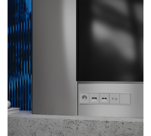 Накладка для розетки RJ-11 или RJ-45 Voltum S70 VLS001416