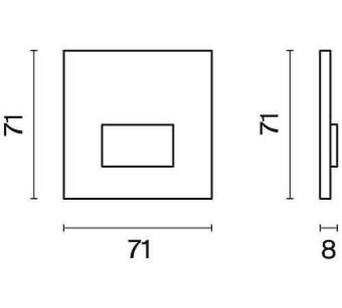 Накладка для датчика движения Voltum S70 VLS002203