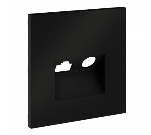 Накладка для ТВ-розетки и RJ-11 или RJ-45 Voltum S70 VLS002708