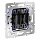 Механизм выключателя проходного двухклавишного Voltum S70 VLS0203M
