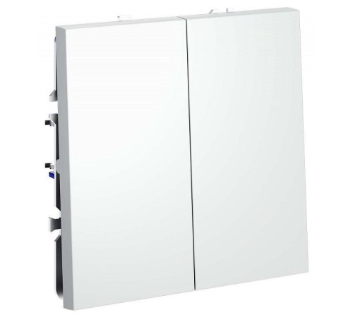 Переключатель перекрестный двухклавишный без рамки Voltum S70 VLS020502