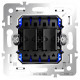 Механизм выключателя двухклавишного Voltum S70 VLS0205M