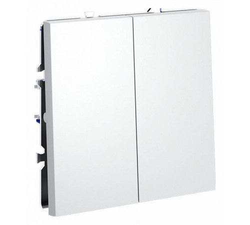 Выключатель двухклавишный без рамки Voltum S70 VLS020602