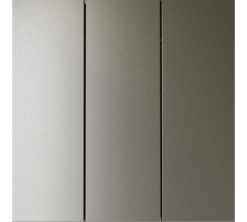 Выключатель трехклавишный без рамки Voltum S70 VLS030104