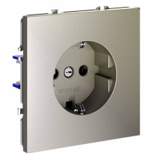 Розетка с заземлением, без рамки Voltum S70 VLS040104