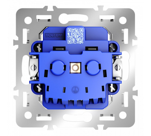 Механизм розетки с заземлением Voltum S70 VLS0401M