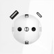 Розетка с заземлением и со шторкой и 2хUSB type A и C, без рамки Voltum S70 VLS040501