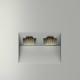 Розетка двойная Ethernet RJ-45 без рамки Voltum S70 VLS060205