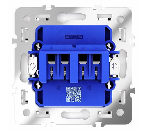 Розетка акустическая без рамки Voltum S70 VLS060301