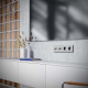 ТВ-розетка и розетка Ethernet RJ-45 без рамки Voltum S70 VLS060703