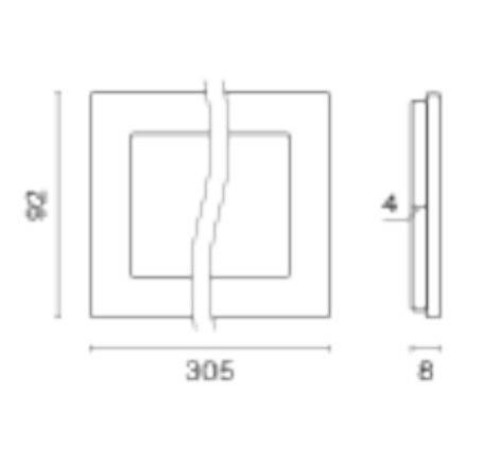 Рамка на 4 поста Voltum S70 VLS110405