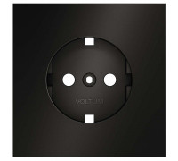 Накладка для розетки с заземлением Voltum S70 METAL VLSM000612