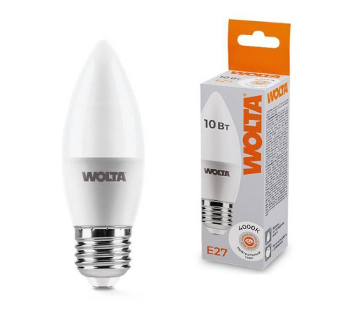 Лампа светодиодная Wolta E27 10Вт 4000K 25SC10E27