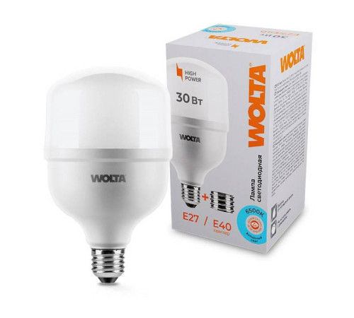 Лампа светодиодная Wolta Е27/Е40 30Вт 6500K 25WHP30E27/40