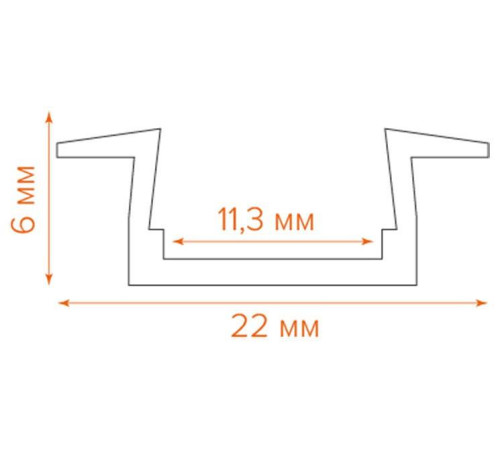 Короб встраиваемый Wolta WAP-I-22/6/2000-A