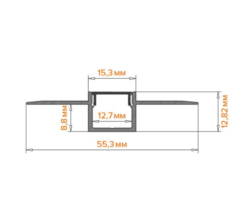 Короб встраиваемый Wolta WAP-I-55/13/3000-A