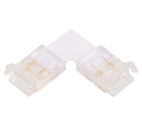 Соединитель лент угловой жесткий Wolta  WLS-2PIN-10MM-MONO-L