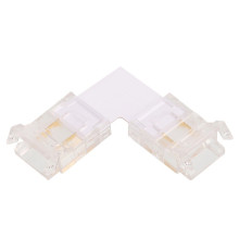 Соединитель лент угловой жесткий Wolta  WLS-2PIN-10MM-MONO-L