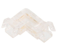 Соединитель лент угловой жесткий Wolta  WLS-2PIN-5MM-MONO-L