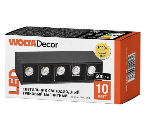 Встраиваемый светильник Wolta WMLY-10W/06B
